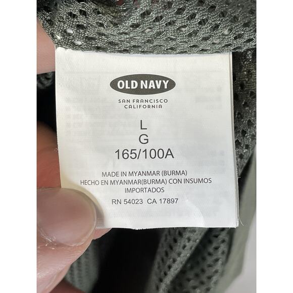 Old Navy Jacket Womens Large Green Active Nylon Lifestyle Sprucelee Windbreaker - Picture 7 of 11